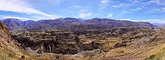 Panorama du canyon de Colca