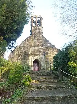 La chapelle Saint-Ruelin du Moustoir, la façade