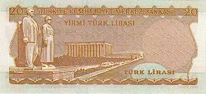 Billet de 20 LT (années 1970).