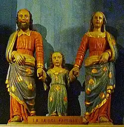 Chapelle Saint-Ruelin du Moustoir, la Sainte Famille 2