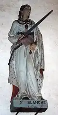 Statue de Sainte-Blanche