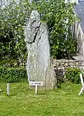 Cromlech de Kergonan, le menhir "Le moine".