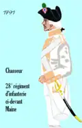 28e régiment d'infanterie de ligne de 1791 à 1795