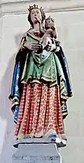 Église paroissiale de Bannalec : Vierge à l'Enfant.