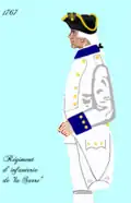régiment de La Sarre de 1767 à 1776