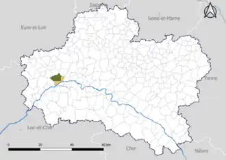 Ingré dans le canton de Saint-Jean-de-la-Ruelle en 2020.