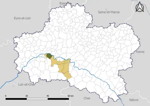 Saint-Denis-en-Val dans le canton de Saint-Jean-le-Blanc en 2020.