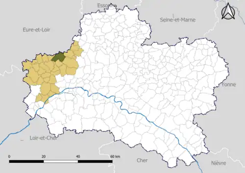 Sougy dans le canton de Meung-sur-Loire en 2020.