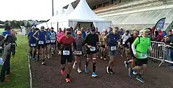 Départ de la course en 2021