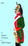 4e&nbsp;régiment de dragons après 1791