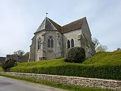 Le chevet de l'église Saint-Malo.