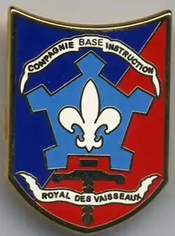 Insigne de la compagnie base et instruction du 43e&nbsp;régiment d'infanterie (vers 1990 ?)