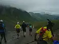 Début de la descente du col de la Frête ou de la Chiaupe (2&nbsp;492&nbsp;m)