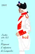 67e&nbsp;régiment d’infanterie de ligne de 1791 à 1792