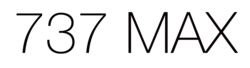 Description de l'image 737 MAX logo.png.