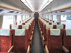 Intérieur de la classe standard.