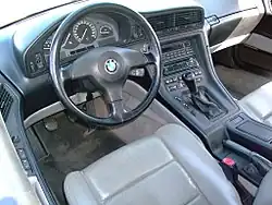 Intérieur de la BMW Série 8.