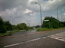 Bretelle de l’A112 située à la N107.