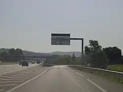 A43 au niveau de la sortie 7, vers Chambéry.