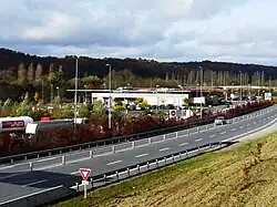 L'aire de service du Manoire à l'est de Périgueux.