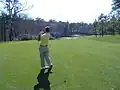Le fairway du 11e&nbsp;trou à Augusta National