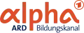 Logo d'ARD-alpha depuis le 30 juin 2014
