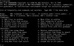 Description de l'image ARJ v2.50 command options 01.png.
