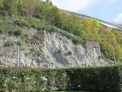 Casemate C6 (au centre) et C7 (à droite)