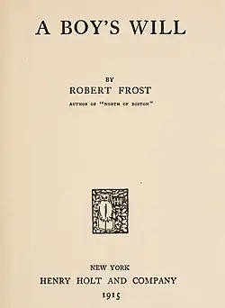 Image illustrative de l’article A Boy's Will