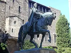 Raimond-Bérenger III le Grand, 1950, Barcelone (d'après un original de Josep Llimona de 1888).