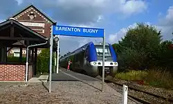 La gare de Barenton-Bugny.