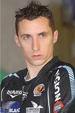 Arnaud Balijon sous le maillot du Stade lavallois en 2008.
