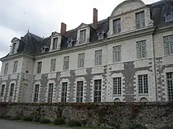 Façade de l'abbaye.
