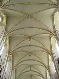 Voûte de l'ancienne abbatiale.