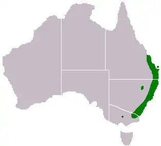 Description de l'image Acacia-maidenii-range-map.png.