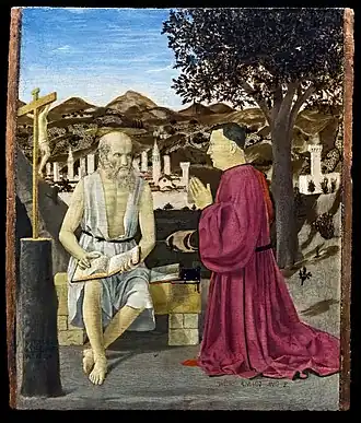 Saint Jérôme et donateur