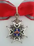 Croix de Commandeur de l'ordre royal de la Couronne d'acier.