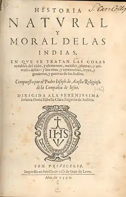 Historia natural y moral