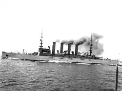 vue de profil du Colorado en pleine mer