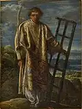 Saint Laurent, par Adam Elsheimer (ca. 1605). Huile sur cuivre argenté, musée Fabre, Montpellier.