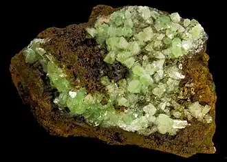 Cuproadamite - Mine d'Ojuela, Mexique (7.5x 4,8 cm)
