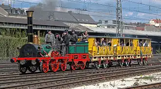 Réplique de la locomotive Adler (Allemagne).