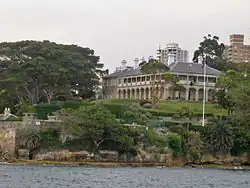 Admiralty House, residence du  gouverneur général d'Australie à Kirribili