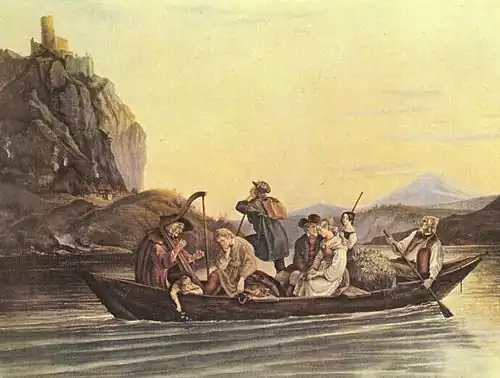 Traversée vers Schrekenstein.