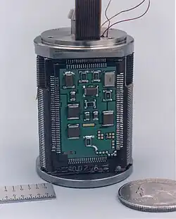 Vue du microcontrôleur détaché de la sonde.