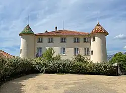 Le château d'Aiguines.