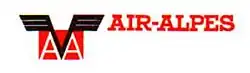 Logo de la compagnie française Air Alpes dans les années 1960.