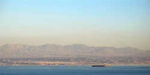 Montagnes de Haql sur le golfe d'Aqaba.
