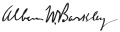 Signature de Alben William Barkley