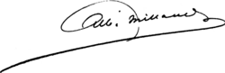 signature d'Albert Millaud
